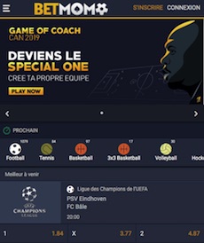liste Paris live betmomo