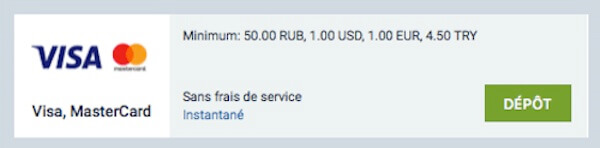 payer paris sportif visa