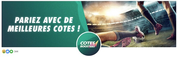 les cotes boostées sur unibet