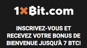 créer son compte de paris sur 1xbit