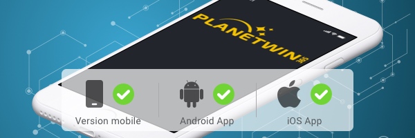 test application mobile planetwin365