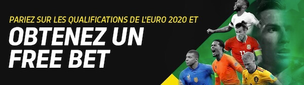 premier bet pari gratuit qualif euro 2020