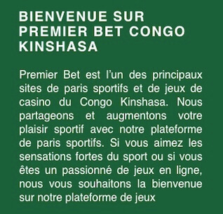 premier bet au congo kinshasa