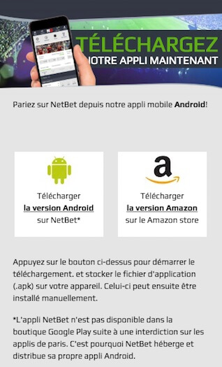 netbet apk telecharger