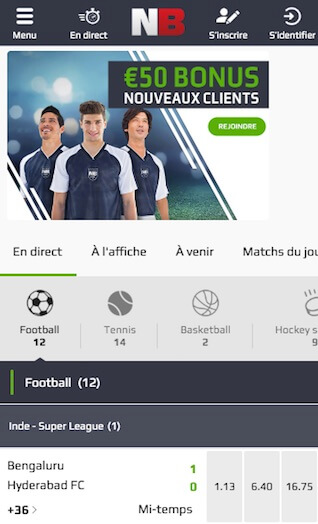 netbet paris en ligne foot