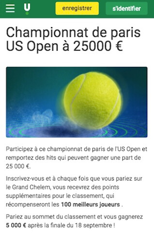 pari unibet tennis us open 