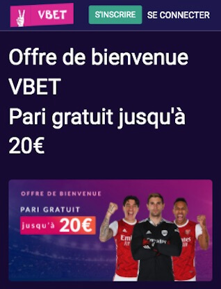 vbet bonus 20 euros freebets