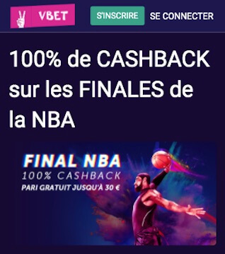 vbet cashback 100% nba