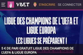 vbet pari gratuit champions league