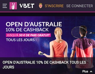 10% de cashback vbet open 2021