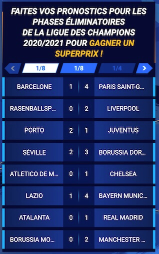 1xbet jackpot champions league