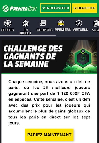 premier bet pari foot concours