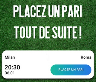 mise 1xbet milan ac roma