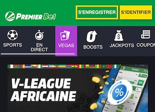 pari vleague afrique premier bet