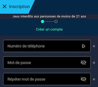 créer un compte bettomax