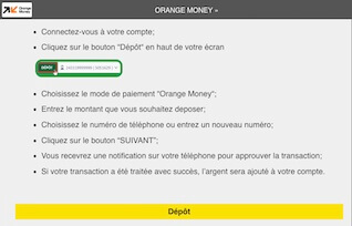 paris sportif orange premier bet