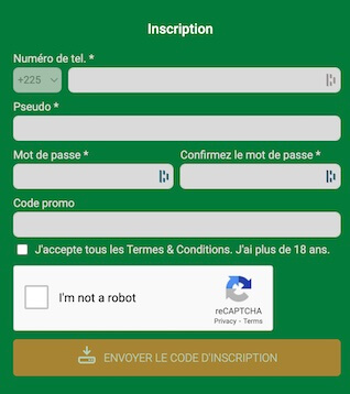 créer compte sportcash cote d'ivoire