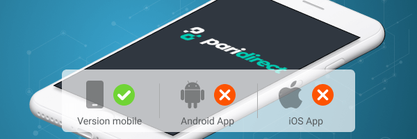 app version mobile paridirect