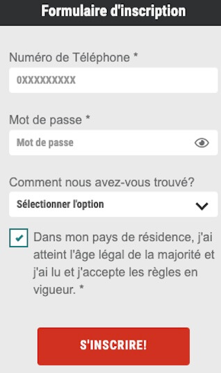 créer un compte sur mbet