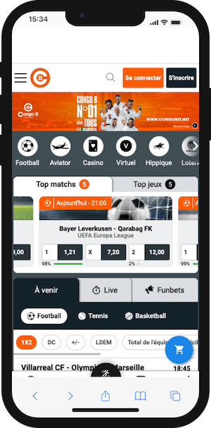 parier sur congobet appli