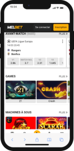 melbet parier sur smartphone