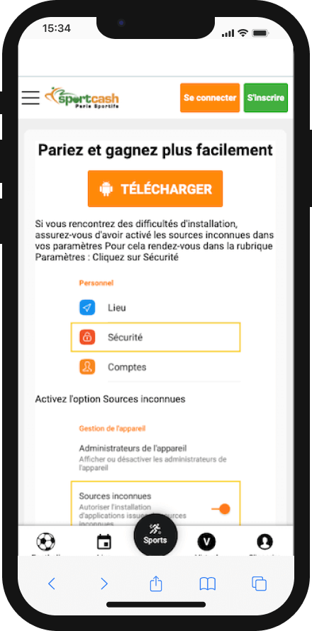 ouvrir un compte gratuit sur sportcash