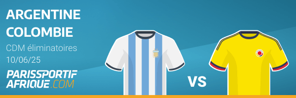 meilleures cotes argentine - colombie 