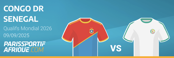 paris sportifs sur rd congo - senegal
