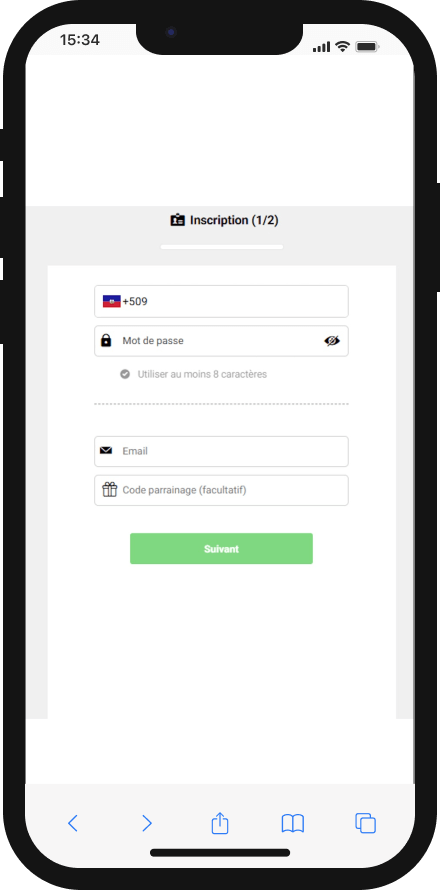 ouvrir un compte gratuit sur paryaj lakay