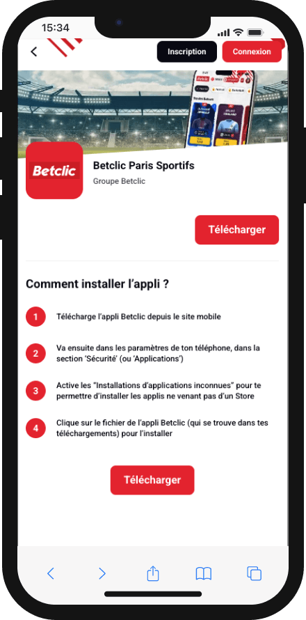 comment installer l'appli betclic en afrique