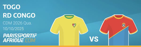 paris sportifs togo vs rd congo cdm 2026