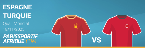 meilleures cotes espagne - turquie