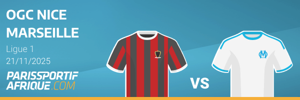 comparatif cotes ogc nice - marseille