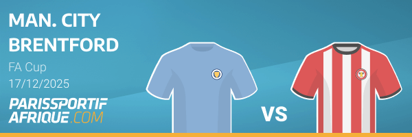 comparatif cotes man city vs brentford