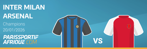 comparateur cotes inter milan - arsenal