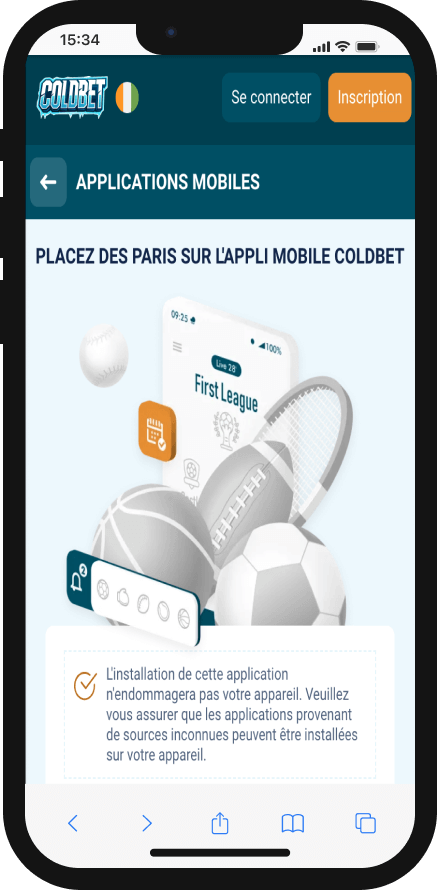 coldbet app pour android et iphone ios