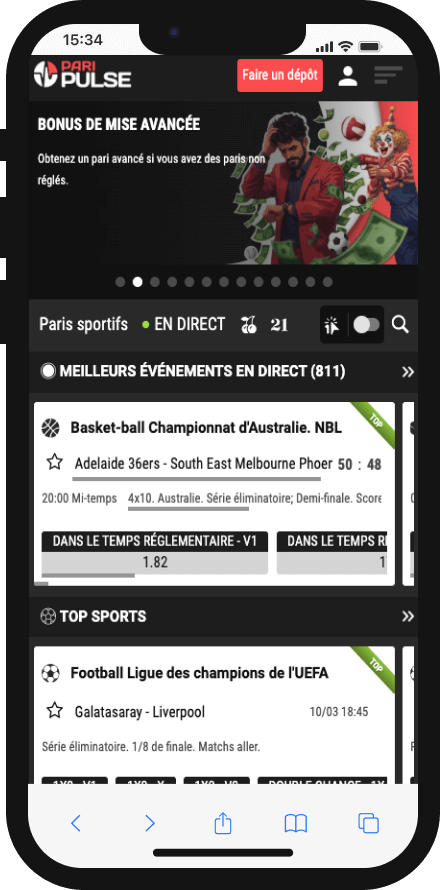 paripulse bookmaker paris sportifs afrique