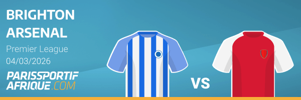 comparateur cotes brighton - arsenal
