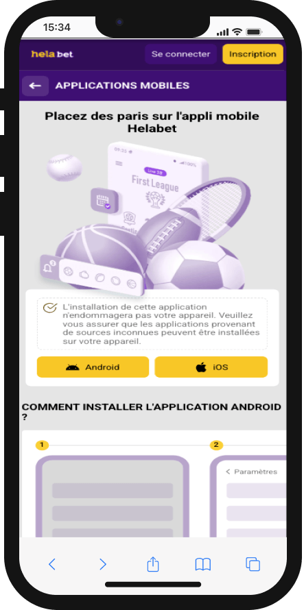 telecharger helabet application