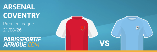 comparateur cotes arsenal - coventry