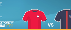 comparatif cotes losc - paris saint-germain