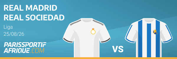comparatif cotes real madrid - real sociedad