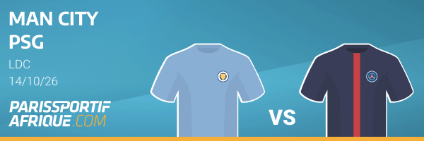 comparatif cotes man city - psg
